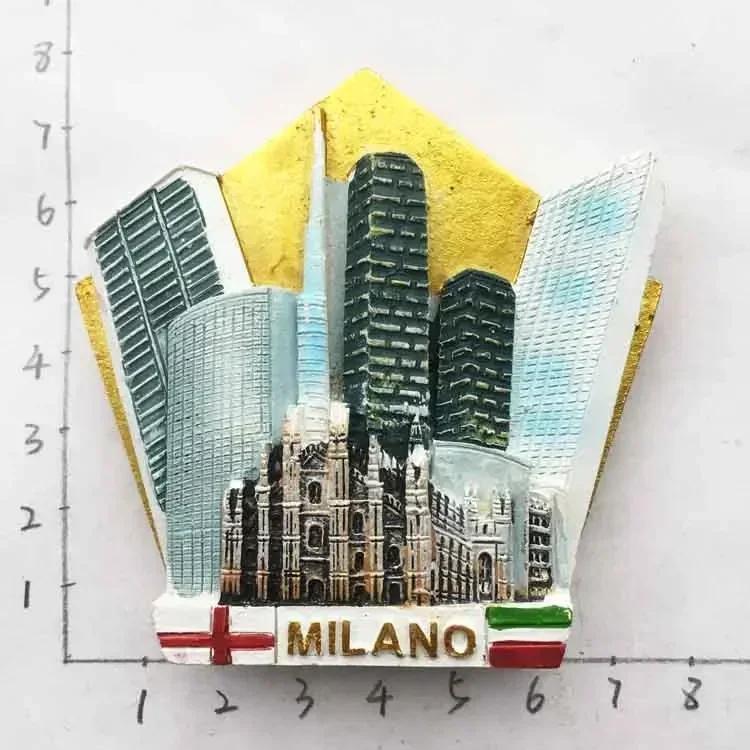 Italy Milan Fridge Magnets Madrid Florence Toscana Sirmione Lecce Venezia Tourist Souvenirs Magnetic Refrigerator Stickers Gift