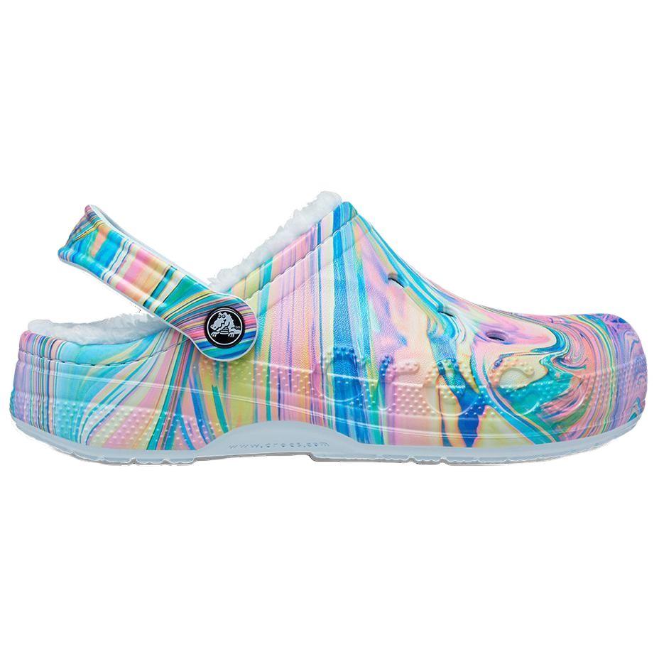 Crocs Baya Lined Print Clog Unisex Multi Blue 205975-4KV