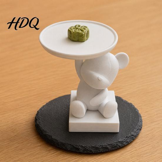 Polar Bear Tray 3D Printed Storage Tray Cute Animal Ring Holder