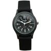 Luminous Waterproof Nylon Watch, 24-Hour Dial, for Youth and Adults, Unisex Sport Military Design