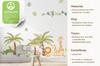 Safari Wall Stickers Exotic Animals Palm Trees Children'S Room