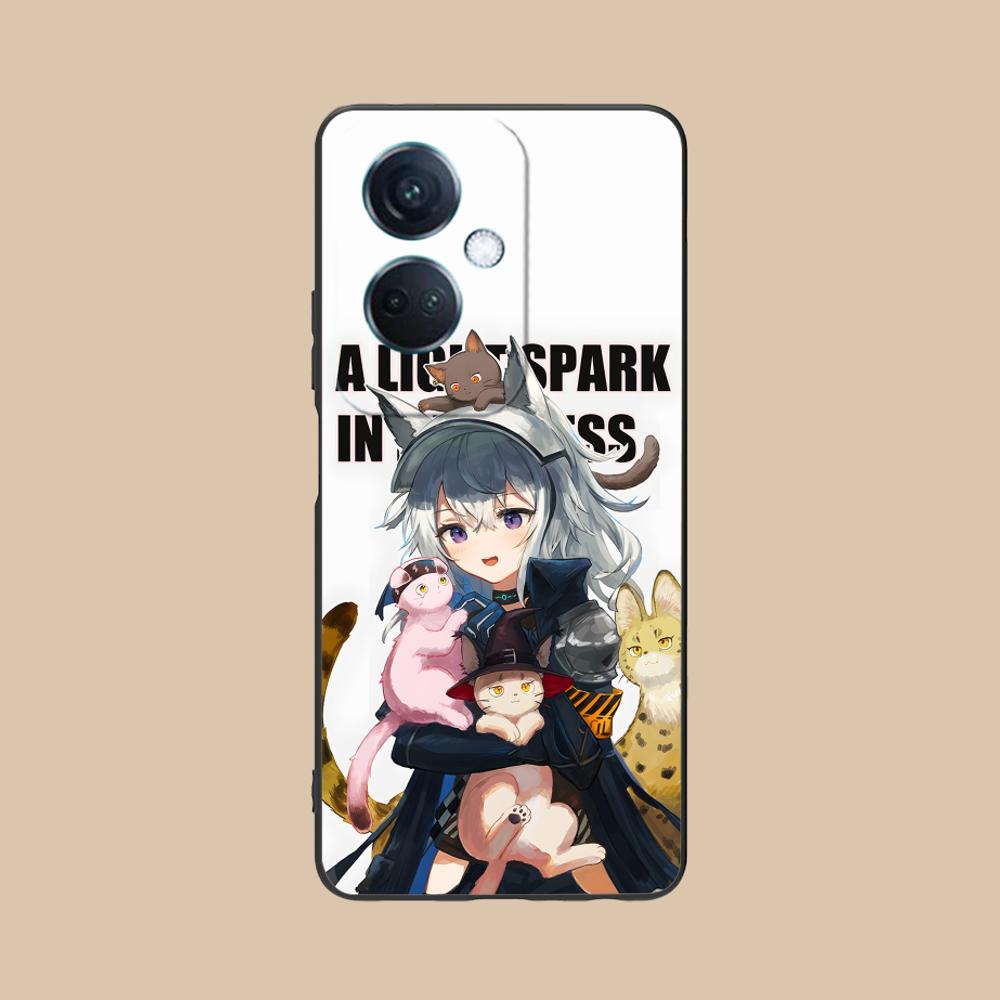 Arknights Grani Mattes TPU-Handyhülle für OPPO Reno 14 13 12 11 10 9 8 7 6 5 F T Pro 5G Bunte Druckabdeckung