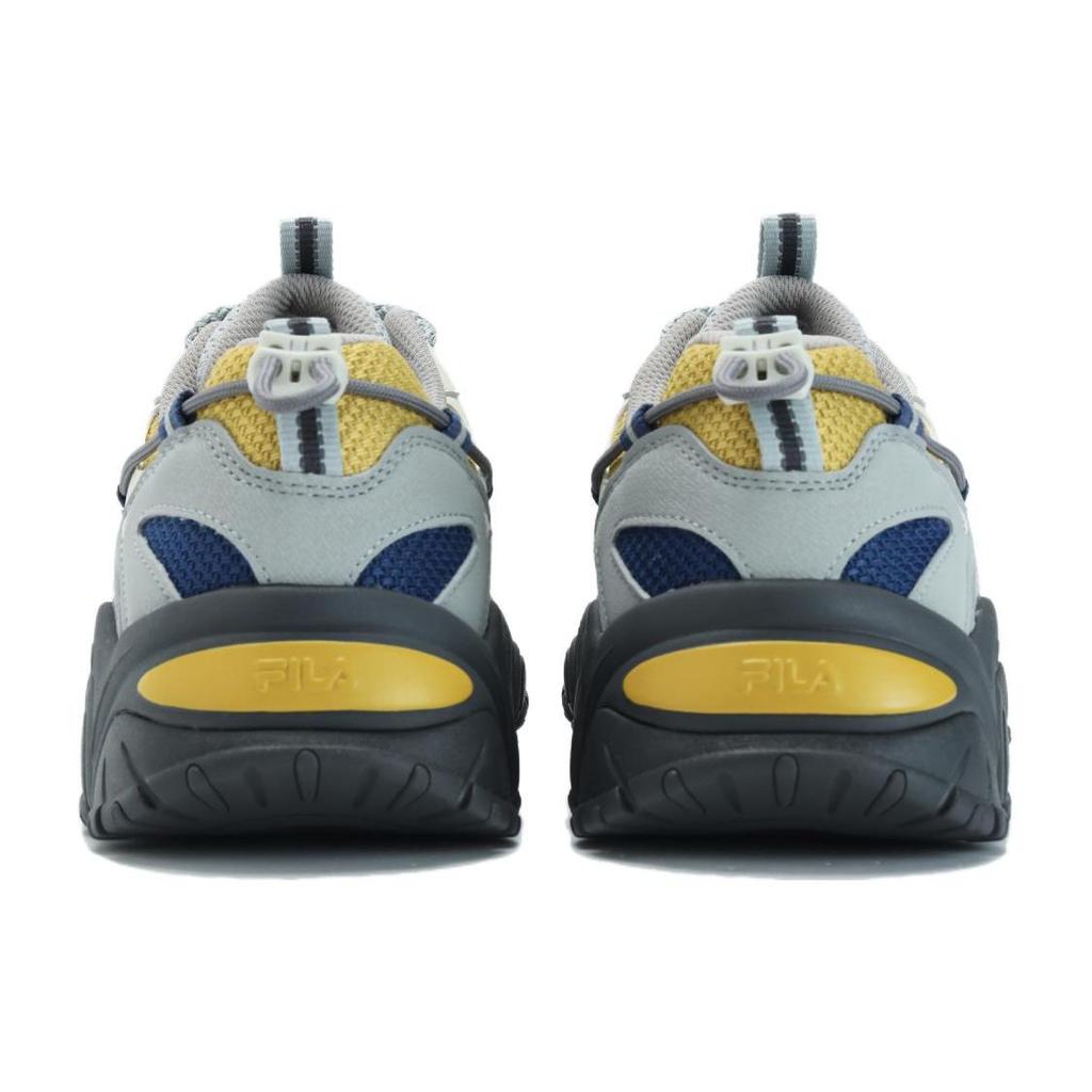 Fila Fluid 4 Mesh Leather Sports Comfort Cat Paw Shoes Low Top Lifestyle Casual Shoes Men Sneakers Water-Droplet-Gray F12M332113FOQ