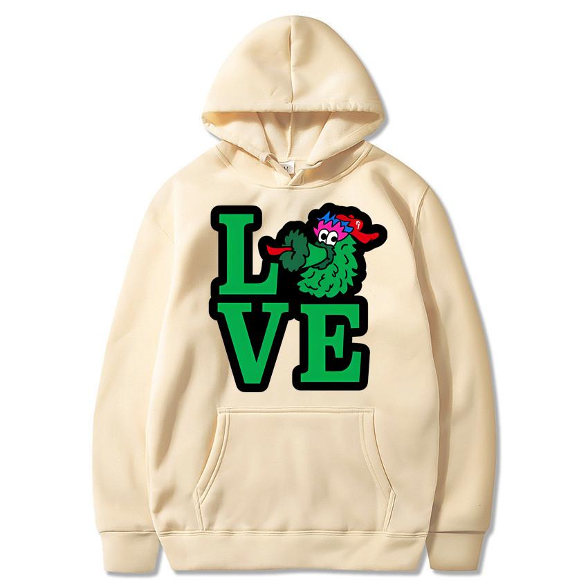 Warm Hoodie Love Printed Solid Color Fashion Street Hoodie Casual Men's and Women's Daily Autumn/Winter New Hoodie