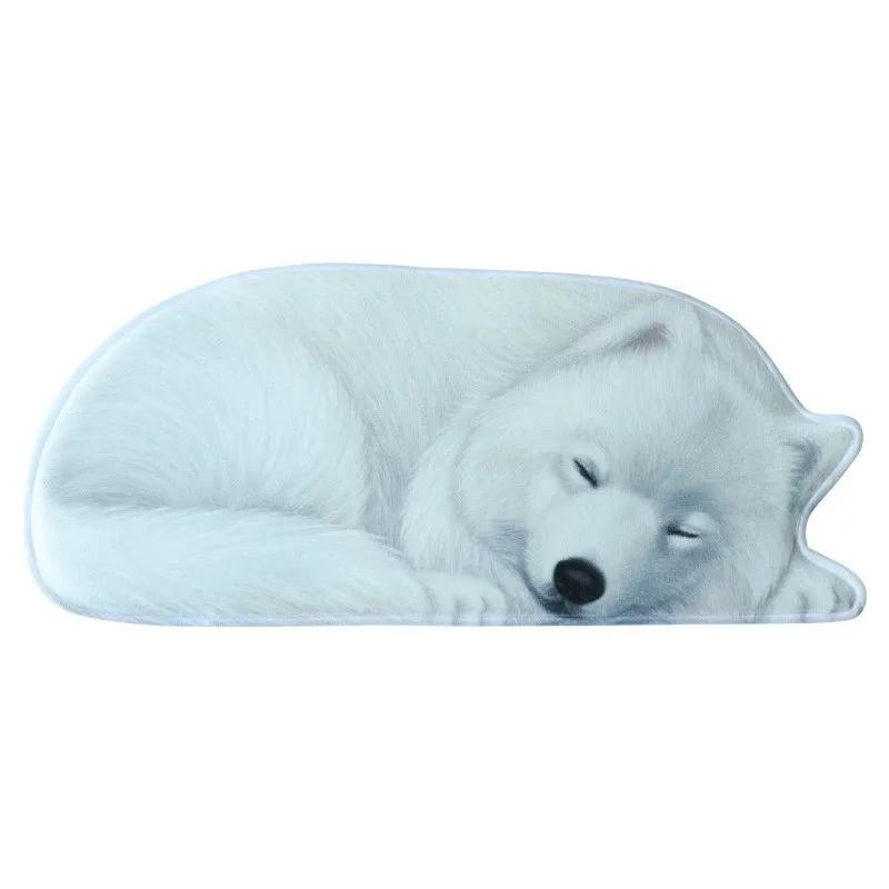 Floor Mats, Non-slip Mats, Entrance Door Bathroom Absorbent Toilet 3D Puppy Animal Bedroom Bedside Blanket Living Room