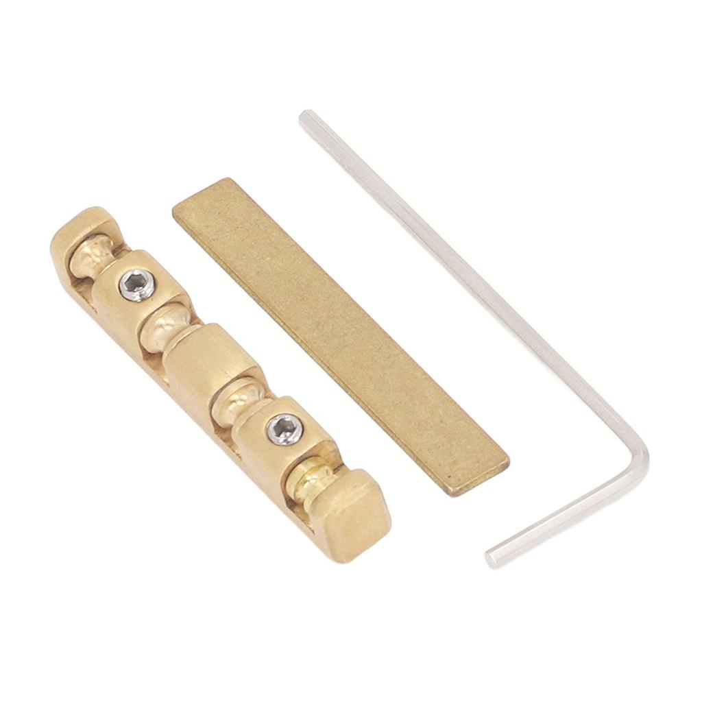 42mm Nastavitelný mosazný nultý pražec pro elektrické kytary ST stylu