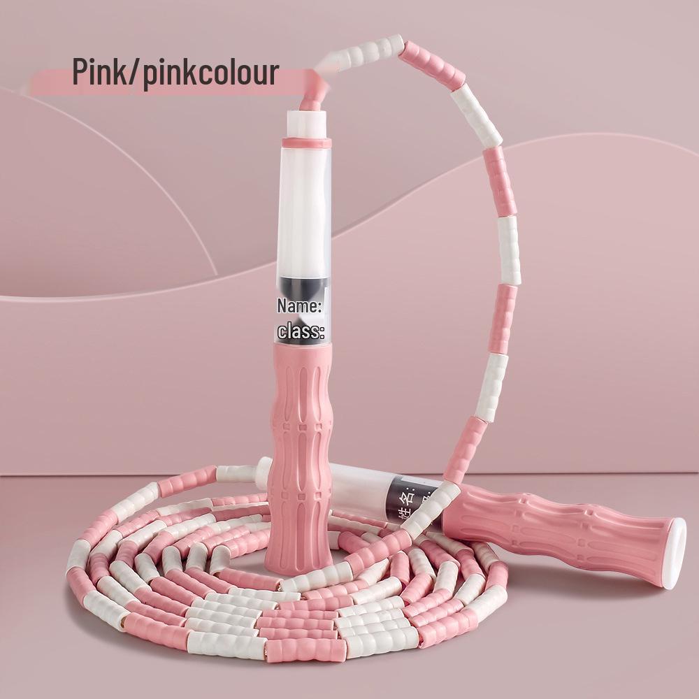 Adjustable Bamboo Jump Rope for Kids - Primary School & Kindergarten Beginner Special