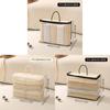 Large Capacity Pvc Storage Bag With Zipper For Bedroom Travel And Clothes Organization