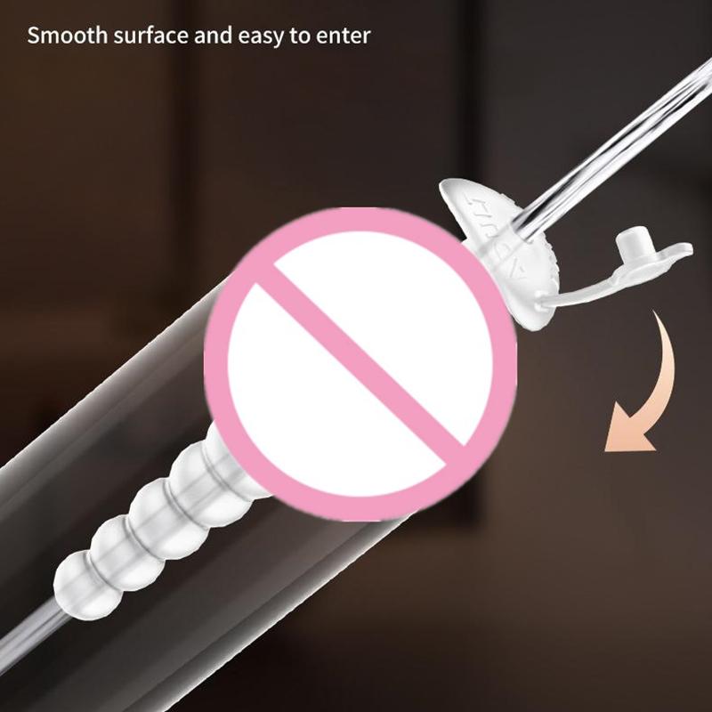 Silicone Penis Plug Hollow Urethral Sounding Sound Flexible Urethral Dilation Dilator Masturbation Penis Plug Sex Toys For Men