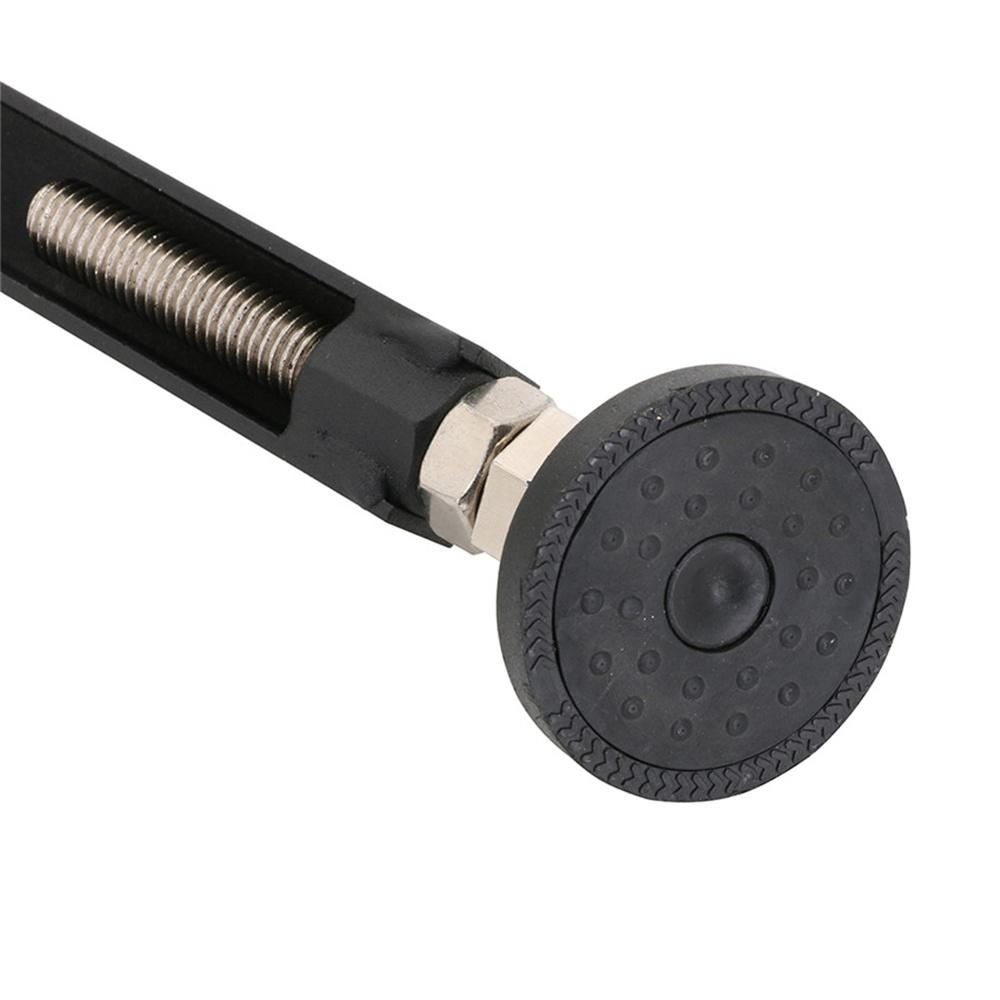 Motorcycle Single Side Paddock Stand Wheel Stand Support Foldable Aluminum Black