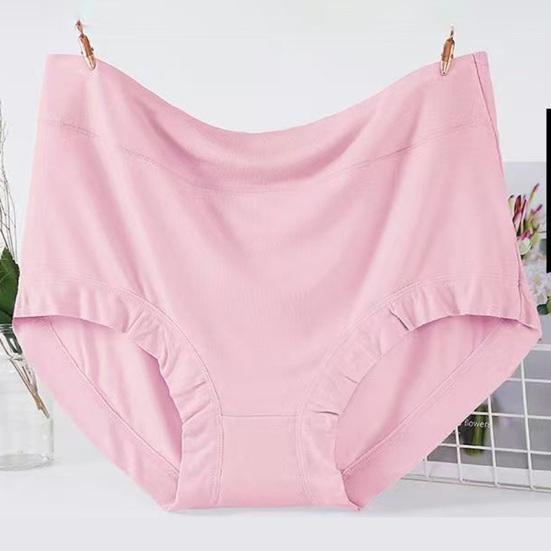Cotton Underwear for Women Seamless Plus Size High Waisted Full Coverage Briefs Ladies Soft Stretch Tummy Control Panties