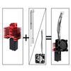 Für Bambu Lab P1S Hotend Komplette Baugruppe Upgrade Gehärteter Stahl Extruder-Kit Für X1 X1C P1P P1S Lüfterdüse X1 Carbon Hot End
