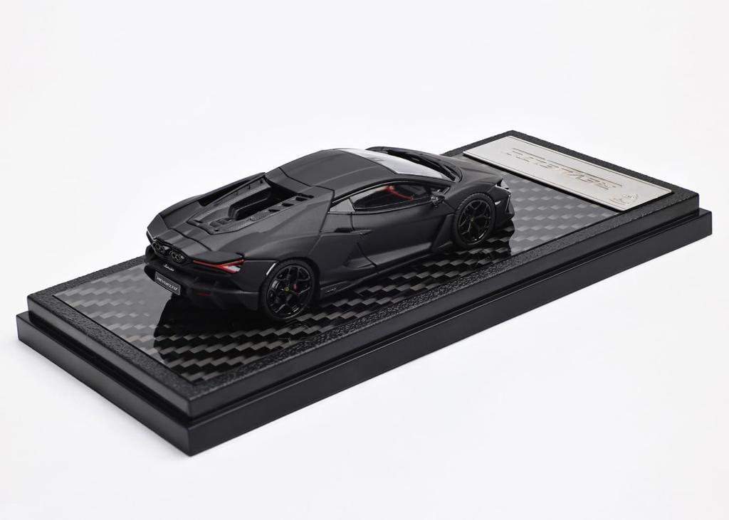 LCD Model 1/64 Lamborghini Revuelto Black Finished Model LCD64042BL