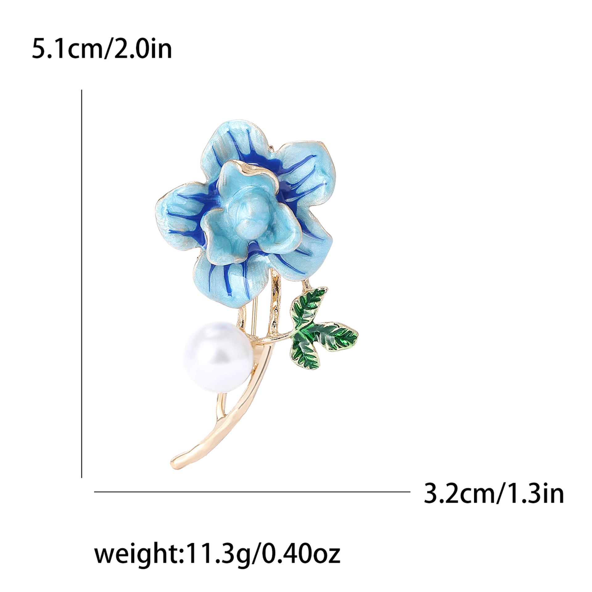 

Модная брошь-цветок из эмали из сплава, универсальный темпераментный женский костюм, кардиган, корсаж, украшение, булавка