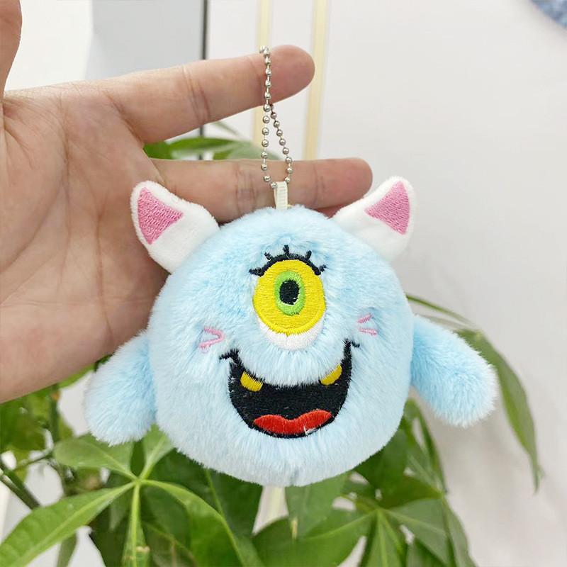 Monster Plush Enchanting Keychain Bag Cute Animal Themed Key Holder For Everyone