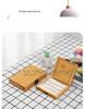 24/36 Grids Wooden Watercolor Palette Paint Box Handmade Empty Box Mini Wood Color Box Painting Supplies