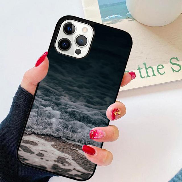 The Waves Ocean Water Phone Case Back Cover for iPhone 17 Air 16 15 14 13 11 12 Pro Max Plus Shell Coque