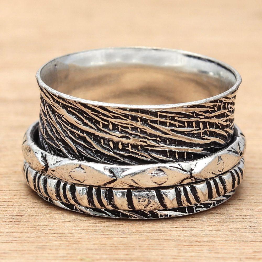 No Stone Gemstone Handmade Silver Jewelry  "8"