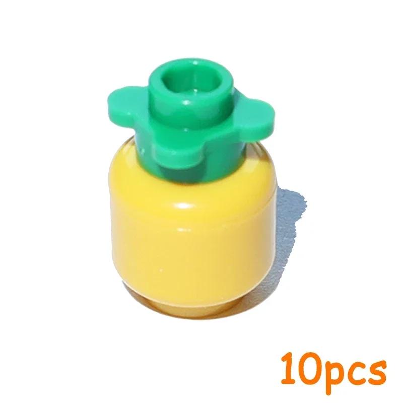 Non-Toxic Moc Food Accessories Fish Egg Bread Pizza Chocolate Fruit Carrot Hamburger Chips Chicken Bottle Bricks Building Blocks Toys