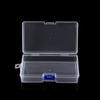 Transparent Keychain Plastic Empty Box Sample Box Components Fishing Gear Fish Hook Tool Storage Box Pp Jewelry Large Lock