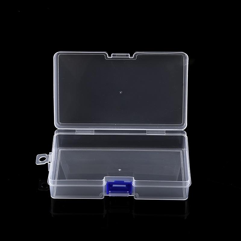 Transparent Keychain Plastic Empty Box Sample Box Components Fishing Gear Fish Hook Tool Storage Box Pp Jewelry Large Lock