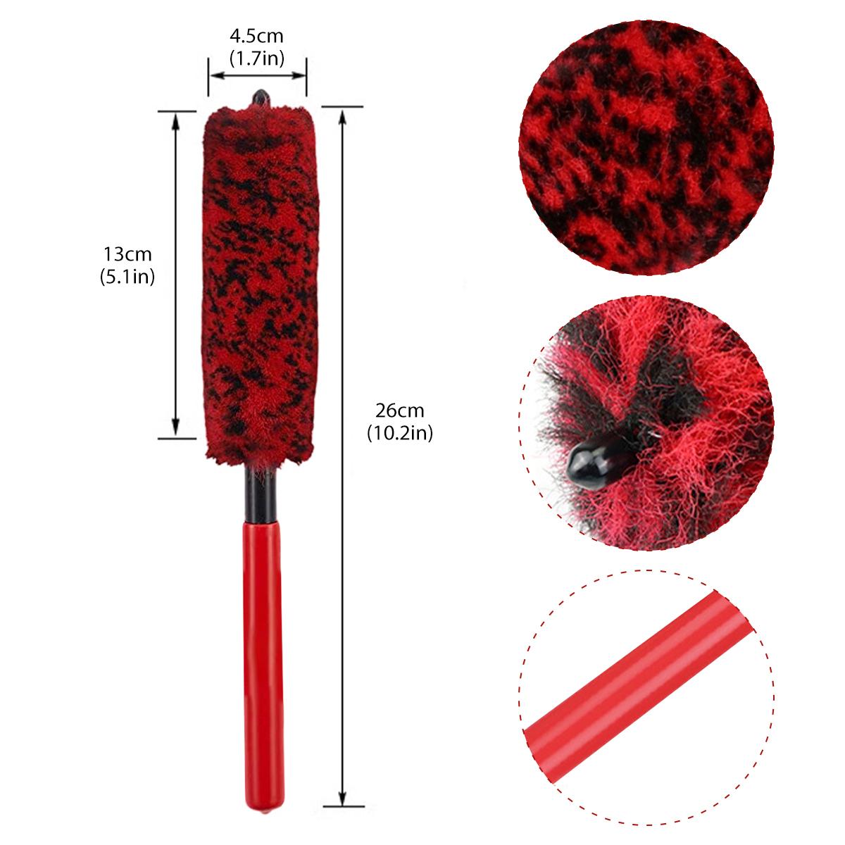 

Нейлоновая щетка для чистки колес автомобиля, не царапающая автомобильная щетка, портативная щетка для мытья деталей, инструменты для технического обслуживания автомобиля