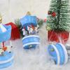 Pack of 6 Rotating Decorations Wood Christmas Ornament Suitable for Holiday Homes Party Decoration User Friendly Design