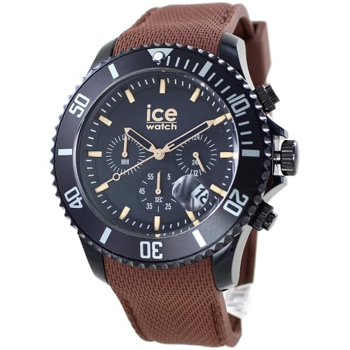 Ice-watch ICE Chrono Watch for Men and Women, Black Brown, 020625
