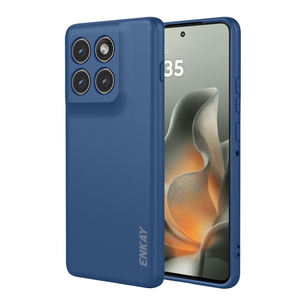 For Motorola Edge 70 5G Silicone Case ENKAY HAT PRINCE Straight Edge Cell Phone Back Cover