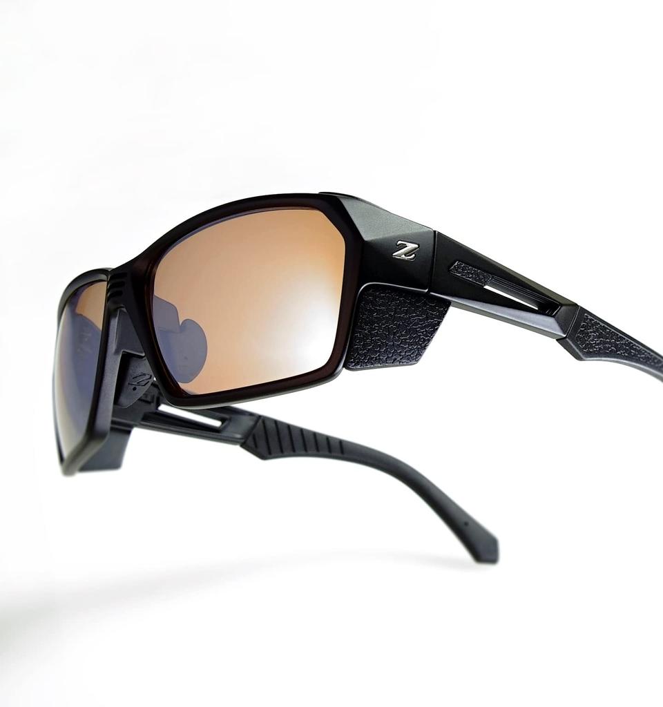 Zeque Polarized Sunglasses LOOF Matte Black TRUEVIEW BLUE MIRROR (Zeku) (Roof) F-2040 SPORTS/