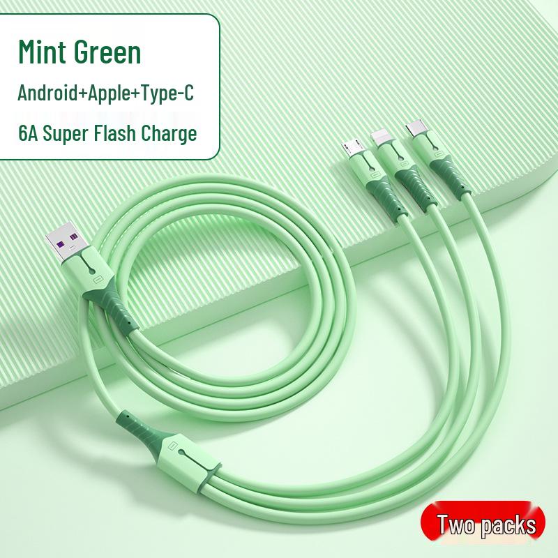 Universal 3-in-1 Multi-Function Fast Charging Cable for Cars