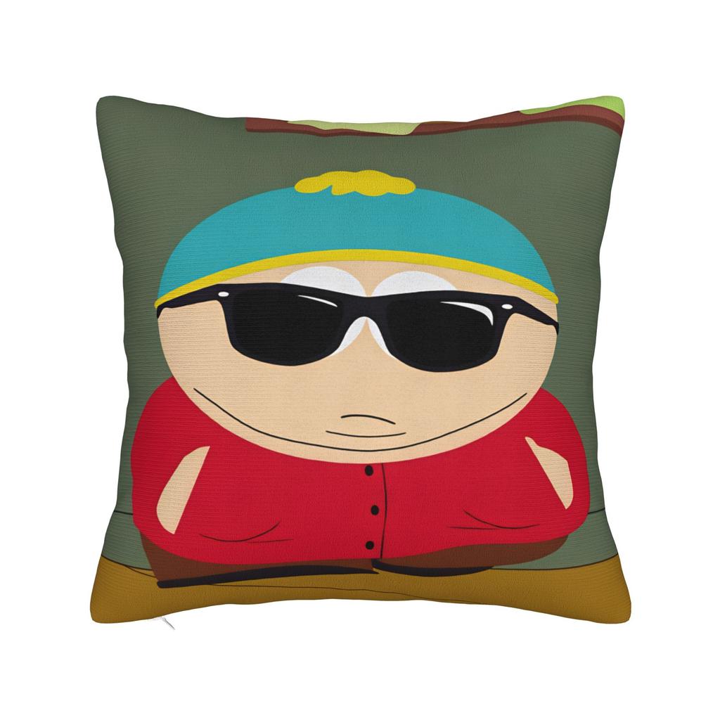 S-south Anime P-park Pillow Case Retro Trendy Pillow Cover Comfy Pillowcases For Living Room Chair