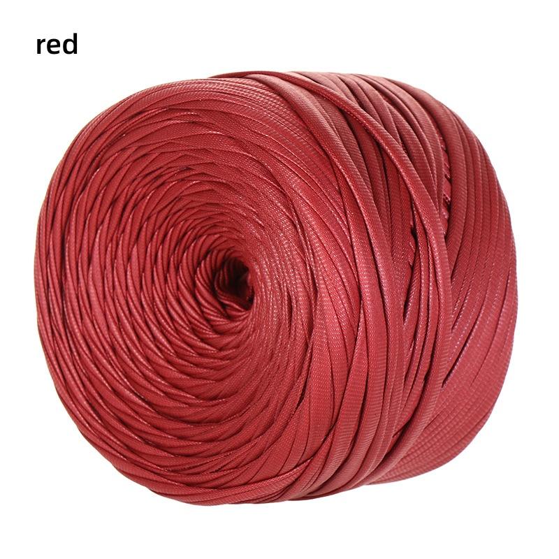 200g/Rolle Nappa Matt Kunstleder Garn für DIY Stricken Häkeln Faden Garn Handgefertigte Gewebte Taschen Schuhe Bastel Zubehör Garn