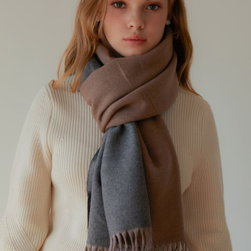 J.LARUEN Basic Two-Tone Muffler (9 Colors)