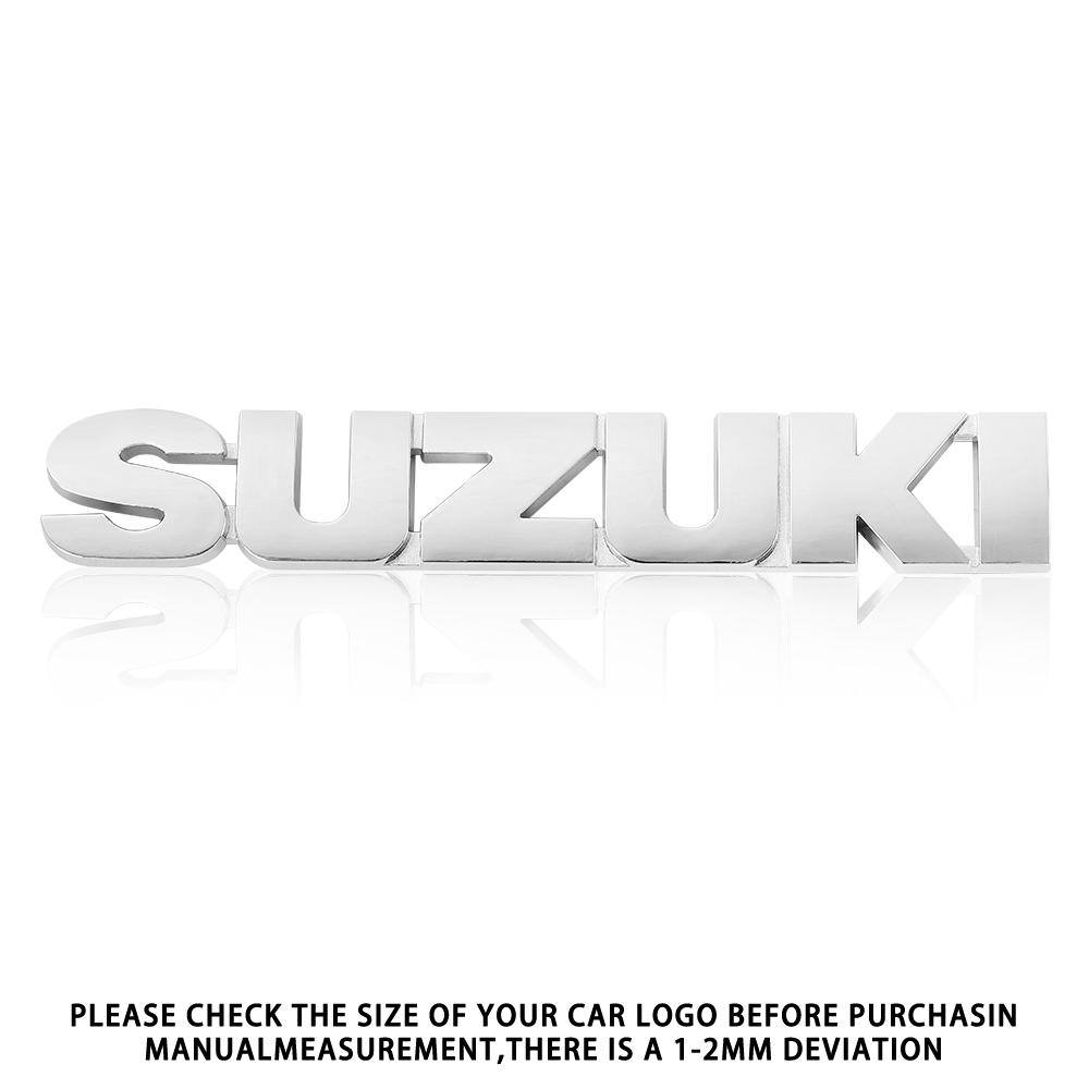 

Car Rear Trunk Body Sticker Emblem Decor Decal Accessory for Suzuki Grand Vitara IGNIS ALTO Baleno SX4 Swift Jimny Antelope Gsxr срібний