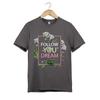 Follow Your Dream T-Shirt – Floral Lily Embroidered Inspirational Quote Tee