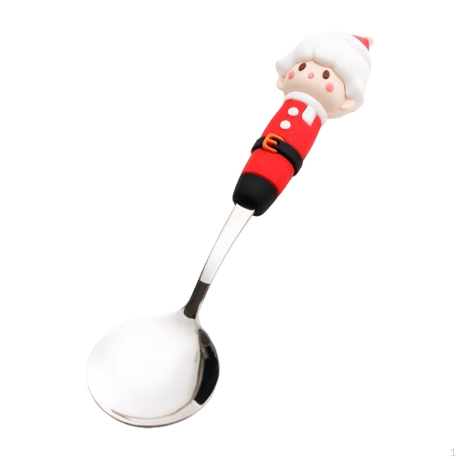 

Рождественская посуда Столовые приборы Принадлежности для ужина Элегантные столовые приборы Red Boy Spoon