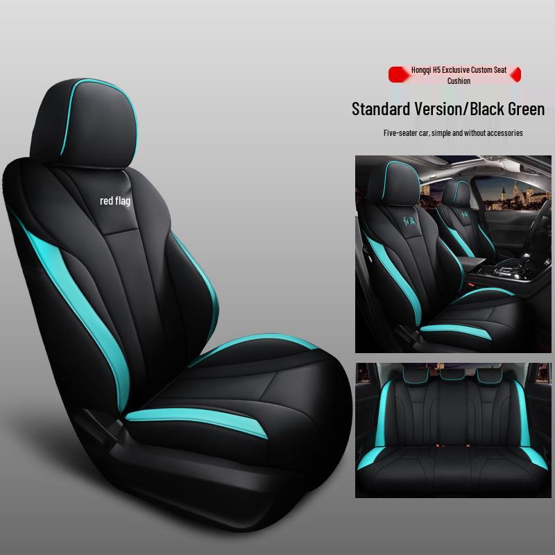 

Original Leather Car Seat Cover for Hongqi H5 - Universal Fit, Full Coverage, All-Season, Five-Seat Note vehicle year
