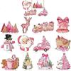 24Pcs/set Hangable Christmas Hanging Pendant Simple Christmas Tree Ornaments  New Year