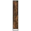 Tall Cabinet in Smoke Oak Finish 60 x 36 x 200 cm Engineered Wood