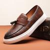 Fashion Fashion New Luxury Men Slip On Tassels Loafter Leisure Leather Shoes Male Walking Sneakers Tenis Masculino Zapatos Hombre