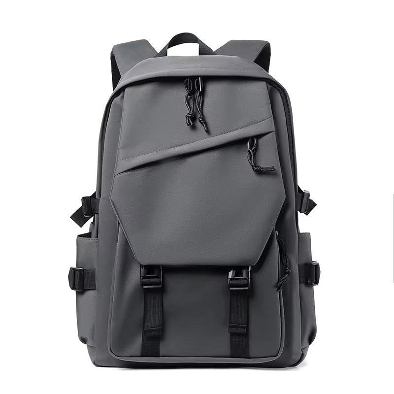 Unisex Solid Color Backpack, Large Capacity 15 Inch Laptop Rucksack Casual for School Work Commute Travel Daily Outing