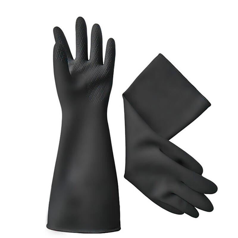 WEIDIE A-1 Acid & Alkali Resistant Industrial Rubber Gloves One Size