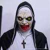 Scary Nun Mask Halloween Horror Cosplay Latex Haunted House Party