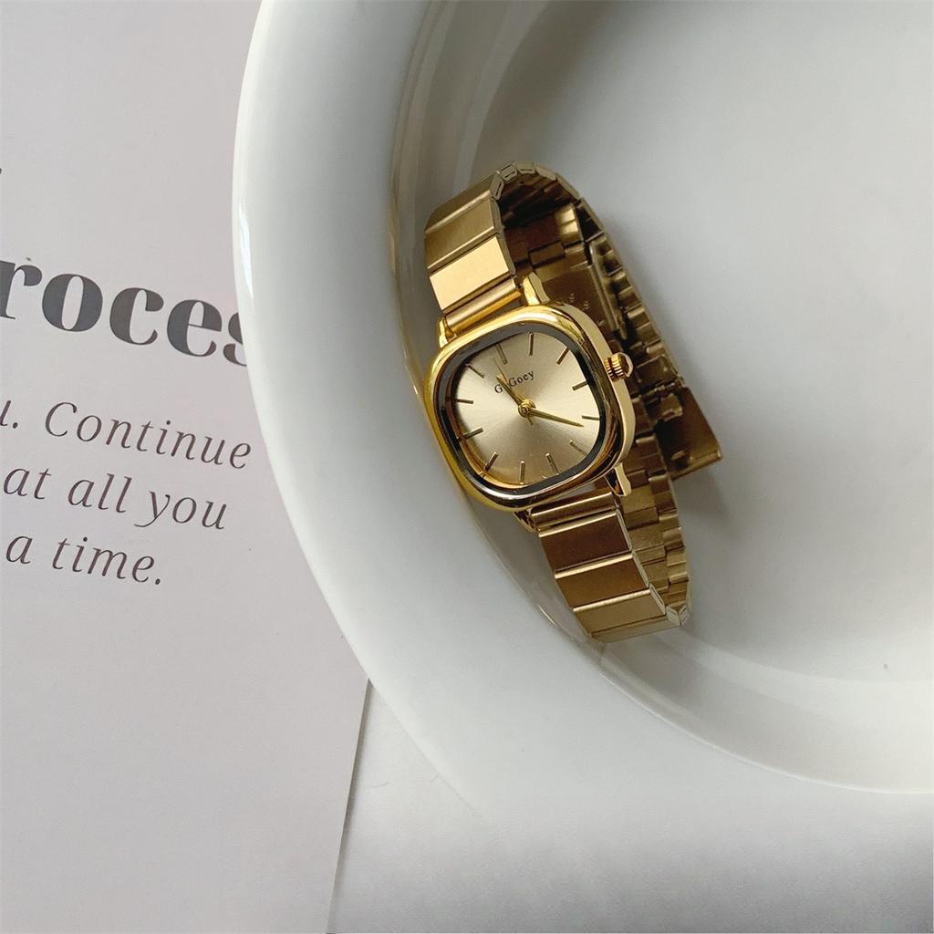 Chain Watch Female Student Simple Temperament Casual Style Folding Buckle Female Watch Quartz Watch