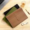 Waterproof Business Leather Document Bag Large Capacity Data Contract Bill File Bag  Paper