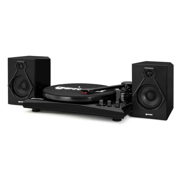 Tocadiscos - Gemini - TT-900 - Negro - 3 velocidades - Bluetooth - Parada automática negro