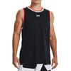 Under Armour Camiseta de Baloncesto para Hombre Negra 1370238-001