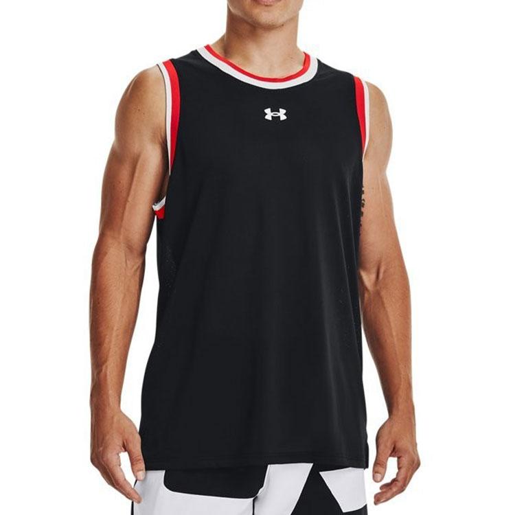 Under Armour Camiseta de Baloncesto para Hombre Negra 1370238-001