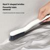 Multiuse Stiff Bristle Bathroom Brush With BuiltIn Hair Remover For Tight Space Corners Floor Efficient Cleaning 2Pcs